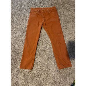 Vintage Levi 514 Slim Fit Straight Leg Coral Denim Jeans Tag Size 38 x 32